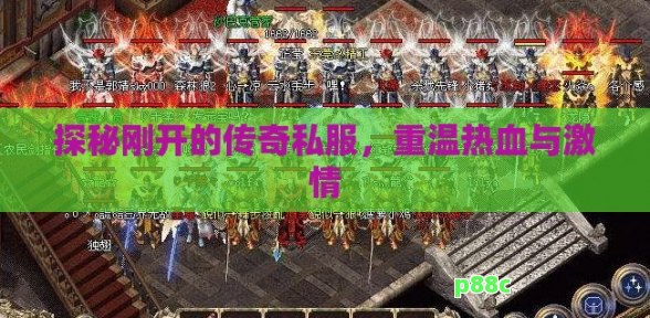 探秘刚开的传奇私服,重温热血与激情